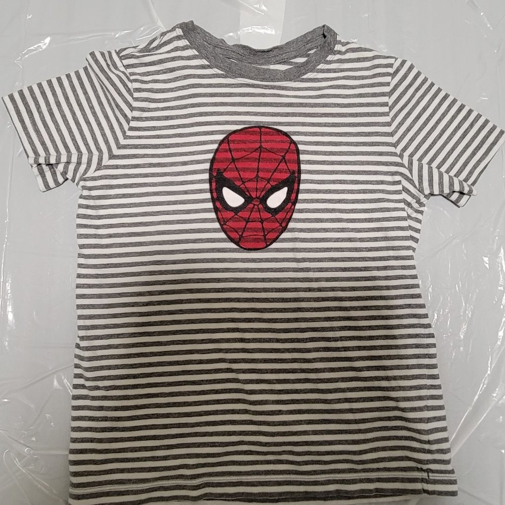 HANNA ANDERSON Marvel Spiderman T-shirt - 130 OR 10 (PRE-OWNED)